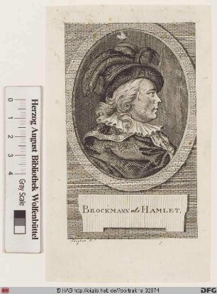 Bildnis Johann Franz (Carl) Hieronymus Brockmann