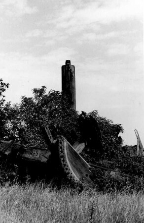 Wermsdorf-Mahlis. Windmühlenberg, Reste der Bockmühle