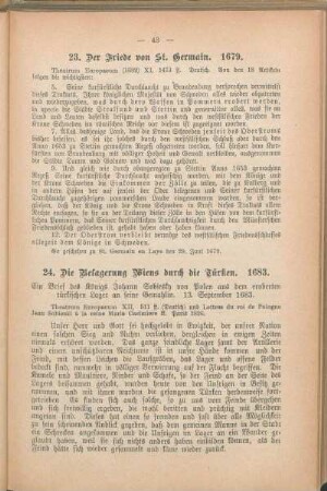 24. Die Belagerung Wiens durch die Türken. 1683.