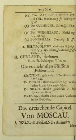 Das dreizehende Capitel. Von Moscau