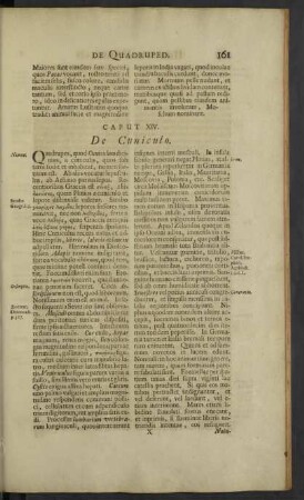 Caput XIV. De Cuniculo.