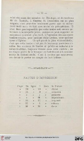 Fautes d'impression