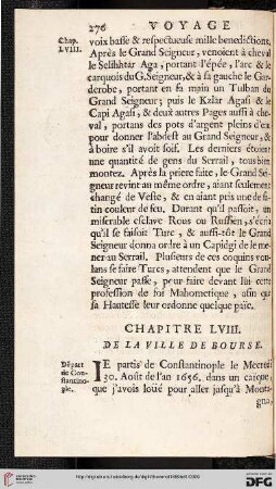 Chapitre LVIII: De la ville de Bourse
