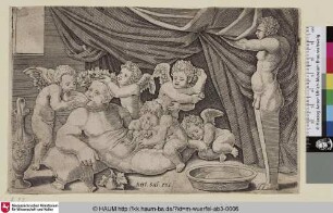 [Bacchus entourée d'Amours; Bacchus Surrounded by Putti; Bacchus von Putti umgeben]