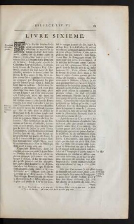 Livre Sixieme