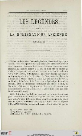 N.S. 14.1866: Les légendes dans la numismatique ancienne, [2]