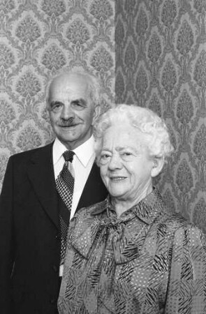 Diamanthochzeit der Eheleute Maria und Alfons Deck aus Mühlburg