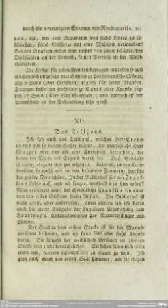 XII. Das Tollhaus