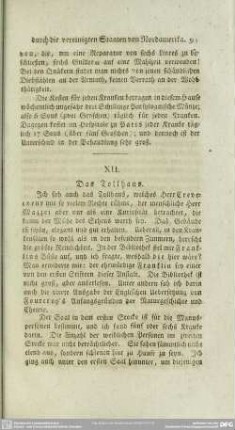 XII. Das Tollhaus
