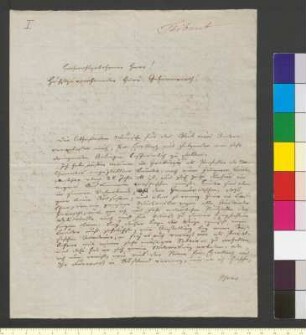 Brief von Thibaut, Anton Friedrich Justus an Goethe, Johann Wolfgang von