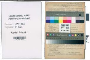 Entnazifizierung Friedrich Riedel , geb. 03.01.1891 (Elektriker)