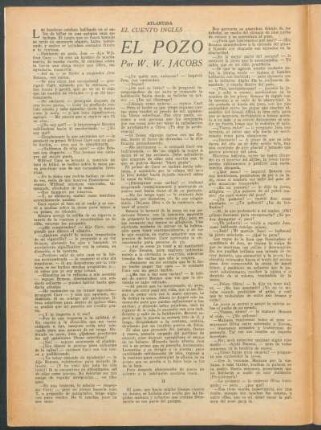 El pozo : El cuento nacional
