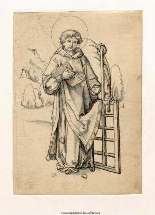 Der Heilige Laurentius, von vorn, stehend