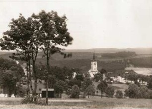 Jöhstadt : Jöhstadt. Blick auf die Stadtkirche von Westen