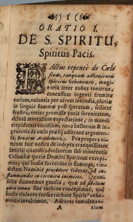 Orationes Nicolai Avancini è Soc. Jesu : In tres partes divisae, 1. De Deo Et Deo-Homine