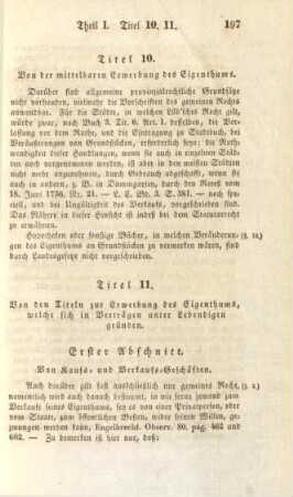 Titel 10. Von der mittelbaren Erwerbung des Eigenthums