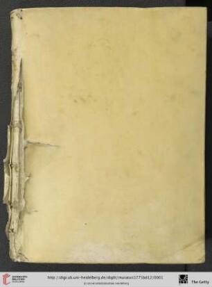 12: Opere del proposto Lodovico Antonio Muratori già bibliotecario del Serenissimo Signore Duca di Modena
