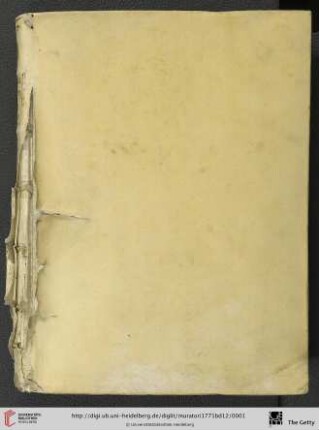 12: Opere del proposto Lodovico Antonio Muratori già bibliotecario del Serenissimo Signore Duca di Modena
