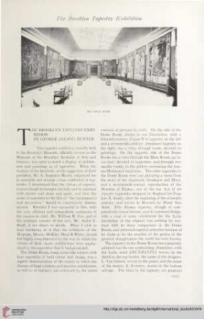 The Brooklyn tapestry exhibition
