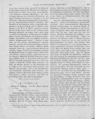 Kahlert, A.: System der Aesthetik. Leipzig: Breitkopf & Härtel 1846 (Beschluss von Nr. 60)
