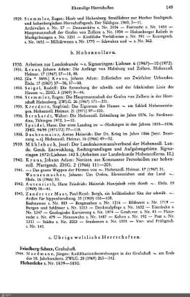 b. Hohenzollern