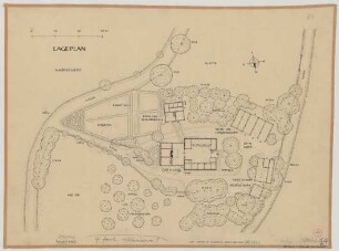 Flamschen bei Coesfeld (Kreis Coesfeld): Hof Poppe. Lageplan