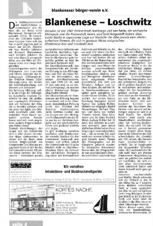 Blankenese - Loschwitz