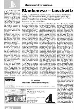 Blankenese - Loschwitz