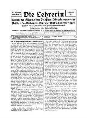 Von der Pflege der schulentlassenen weiblichen Jugend