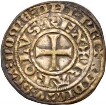 Maille blanche König Karls IV. von Frankreich, 1322 bis 1328