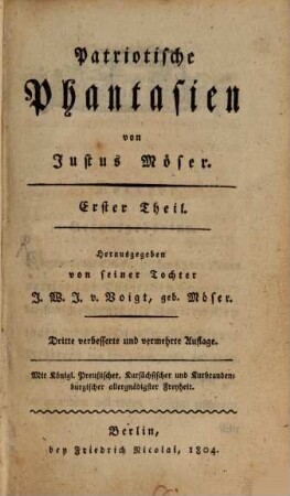 Patriotische Phantasien, 1