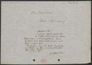 Brief an Erwin Lendvai : 22.06.1910