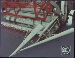 Fotografie: Erntetechnik, Mähdrescher selbstfahrend, Schneidwerk
