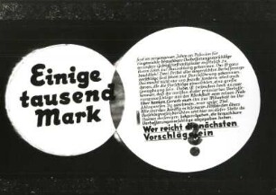 Werkaushang 8/1944 "Einige tausend Mark..." der Maschinenfabrik J. M. Lehmann Heidenau: Aufforderung an die Betriebsgemeinschaft, Verbesserungsvorschläge einzureichen
