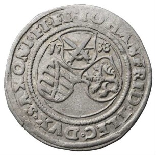 Fundmünze, 1/4 Taler, 1538