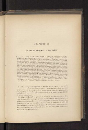 Chapitre VI Le sud du Baguirmi. - Les Saras