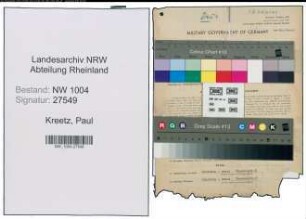 Entnazifizierung Paul Kreetz , geb. 24.03.1906 (Maurer)
