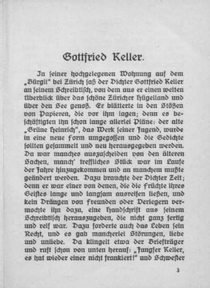 Gottfried Keller.