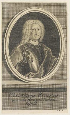 Bildnis des Christianus Ernestus zu Sachsen-Salfeld
