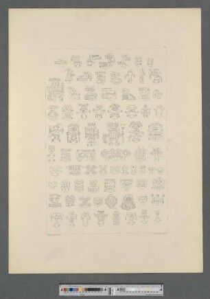 [Tafel 102. Menschliche Figuren und daraus abgeleitete Ornamente.]