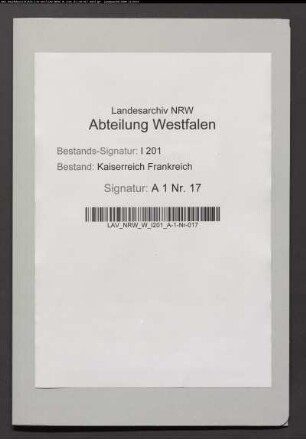 Listen der Zuchthäusler aus dem Lippedepartement bzw. dem Großherzogtum Berg in Münster.