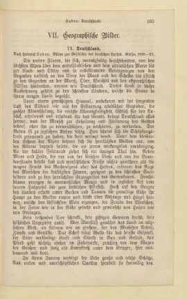 VII. Geographische Bilder