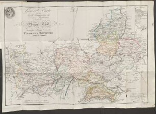 General Carte des aus Zwölf Landgerichten und vierzehen Rentämtern bestehenden Oberen Theil der ehemaligen Königl. baiern'schen Provinz Neuburg