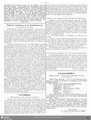 Praktische Erfahrungen in der Metallbehandlung