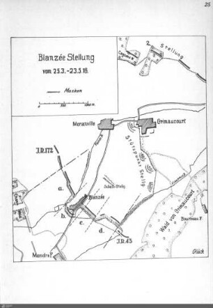 Blanzée-Stellung vom 25.3. - 23.5.16.