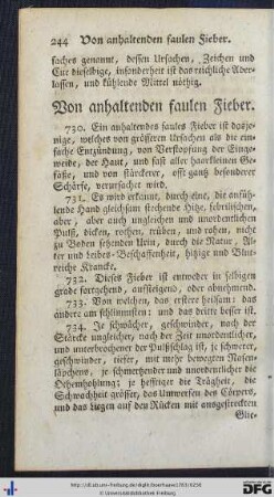 51. Von anhaltenden faulen Fieber - 60. Von der eiternden Bräune.