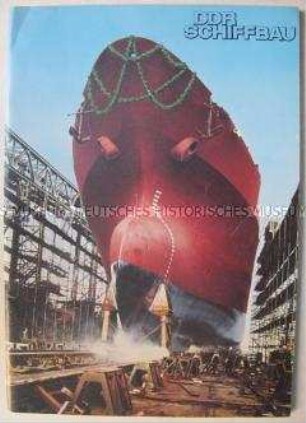 Werbeschrift für den Schiffbau der DDR