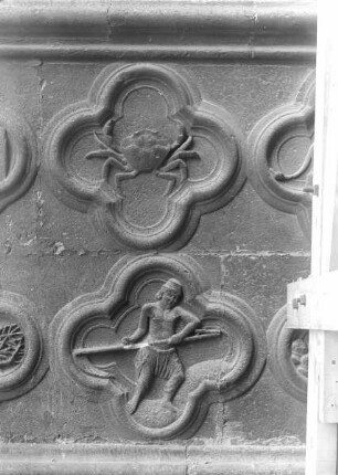 Tierkreidarstellung: Krebs, Monatsdarstellung: Juni