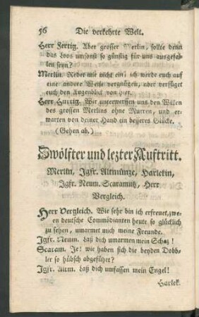 Zwölfter und lezter Auftritt.