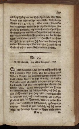 Nr. 29. Sonnabends, den 18ten November, 1797.